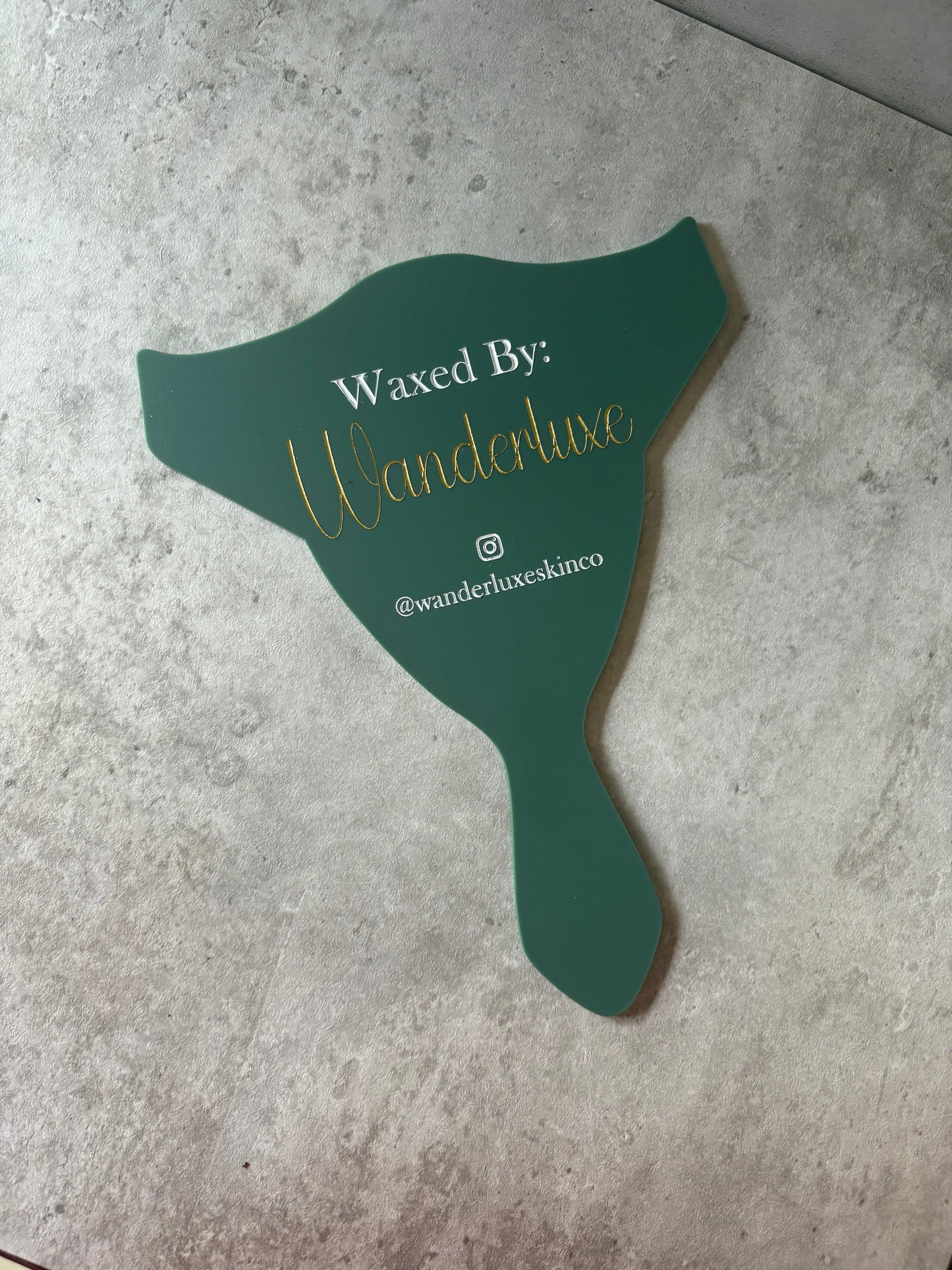 Waxing Privacy Sign Prop
